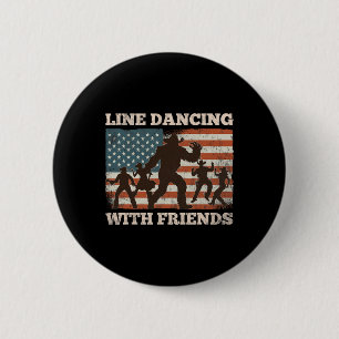 Badge Rond 5 Cm Line Dance Danse Western Bigfoot Country Music S