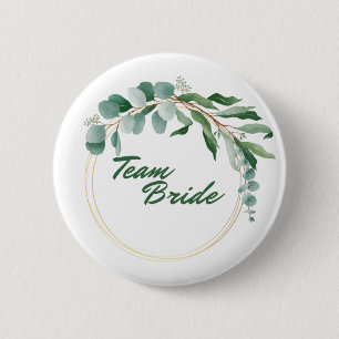 Badge Rond 5 Cm L'inscription d'or de Bride