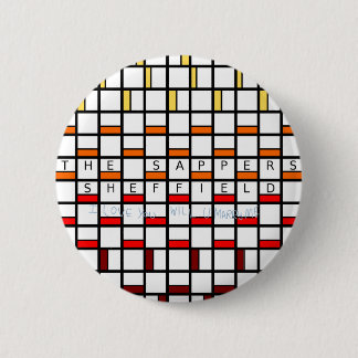 Badge Rond 5 Cm L'insigne de Sheffield de soldats du génie