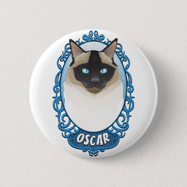 Badge Rond 5 Cm L'insigne original d'oscar (Devant)