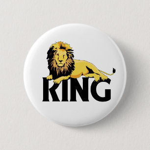 Badge Rond 5 Cm Lion