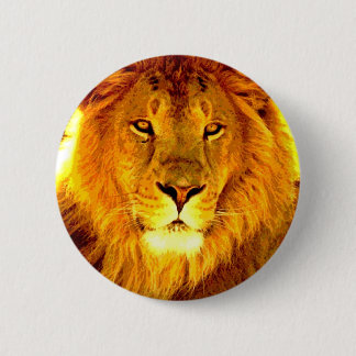 Badge Rond 5 Cm Lion