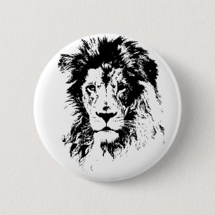 Badge Rond 5 Cm lion