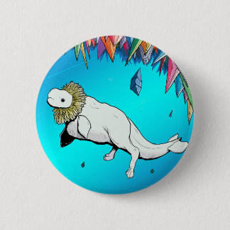 Badge Rond 5 Cm Lion de beluga