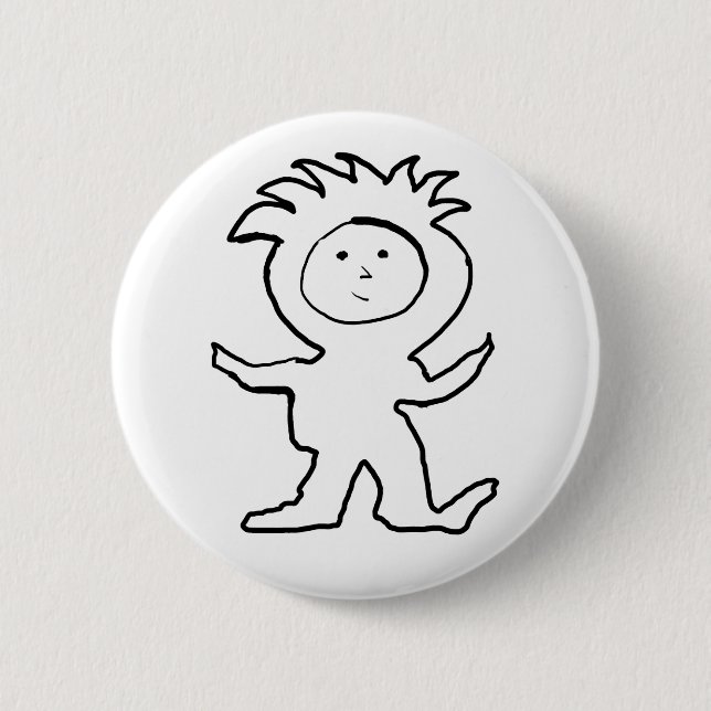 Badge Rond 5 Cm Lion Jammies Kid (Devant)