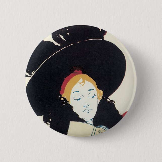 Badge Rond 5 Cm Lippincott's février (Devant)
