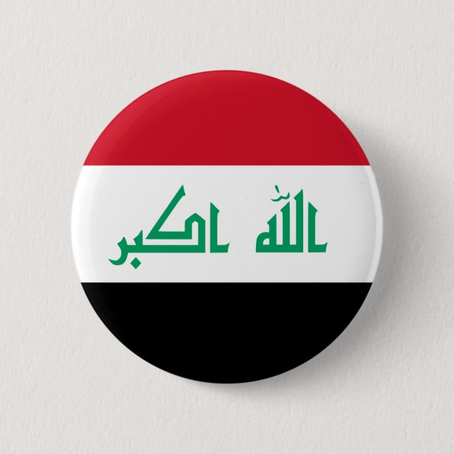 Badge Rond 5 Cm l'Irak (Devant)