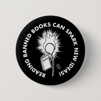 Badge Rond 5 Cm Lire les livres interdits
