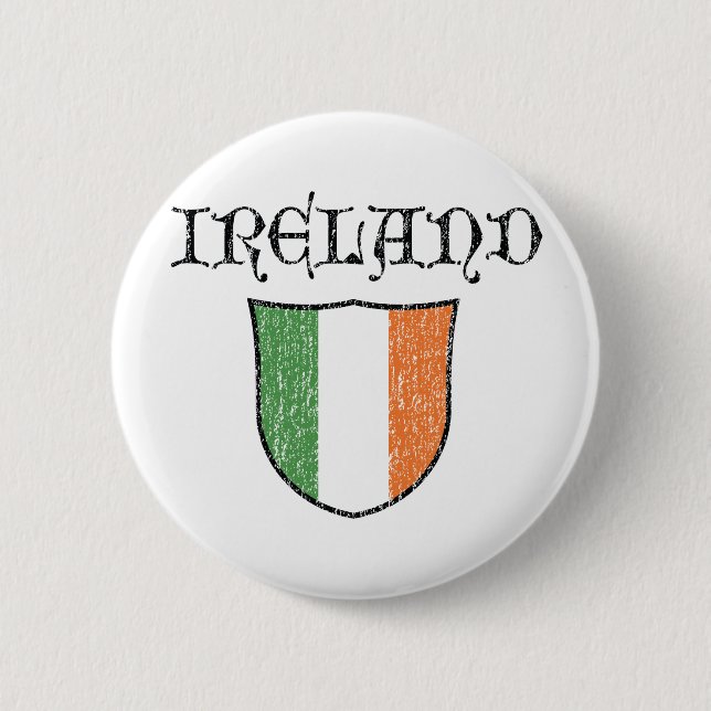 Badge Rond 5 Cm L'Irlande (Devant)