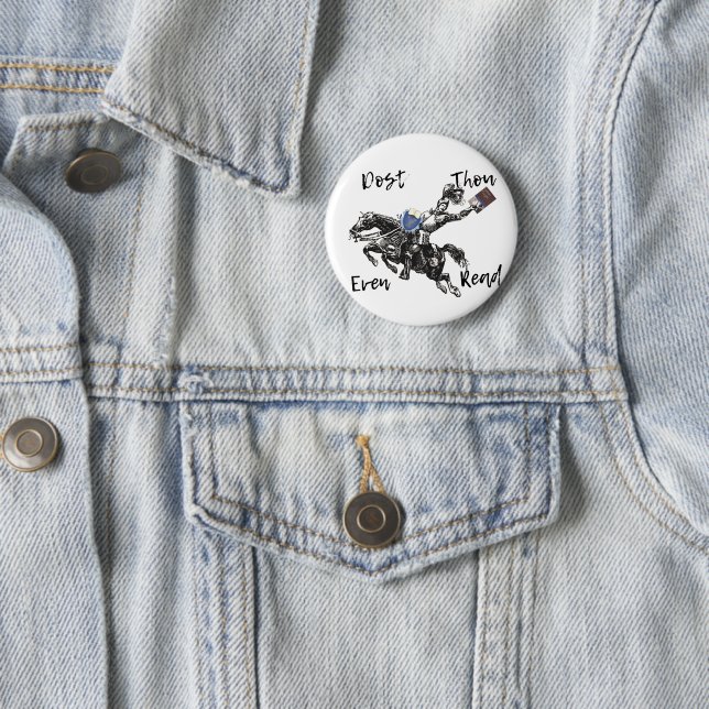 Badge Rond 5 Cm Lis-tu même ? épingler (En situation)