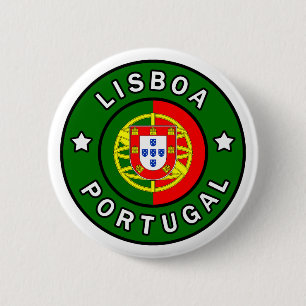 Badge Rond 5 Cm Lisboa Portugal