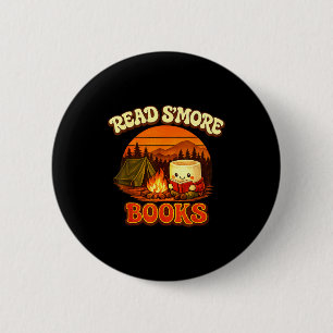 Badge Rond 5 Cm Lisez encore des livres mignon feu de camp lecture