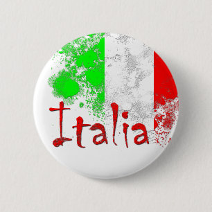 Badge Rond 5 Cm L'Italie