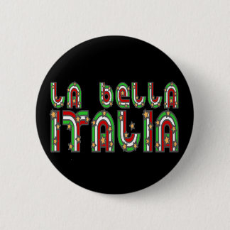 Badge Rond 5 Cm L'Italie