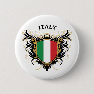 Badge Rond 5 Cm L'Italie