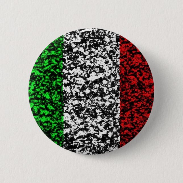 Badge Rond 5 Cm L'Italie - drapeau (Devant)