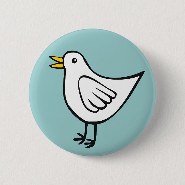 Badge Rond 5 Cm Little Bird 03 (Devant)