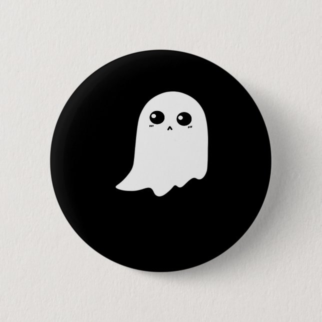 Badge Rond 5 Cm Little Boo Funny Meme (Devant)