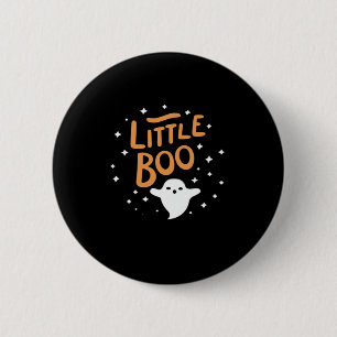 Badge Rond 5 Cm Little Boo, Happy Halloween Vintage Classic