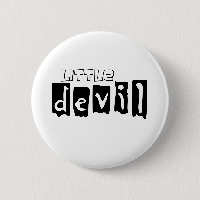 Badge Rond 5 Cm Little Devil (Devant)