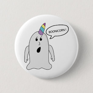 Badge Rond 5 Cm Little mignon Boonicorn Ghost