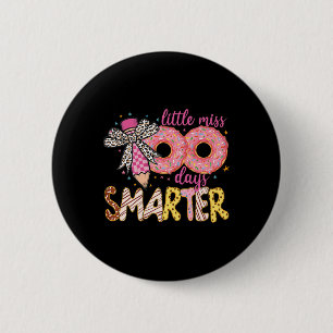 Badge Rond 5 Cm Little Miss 100 Jours Smarter 100ème Jour De L'Éco
