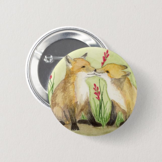 Badge Rond 5 Cm Little Vixens (Devant & derrière)