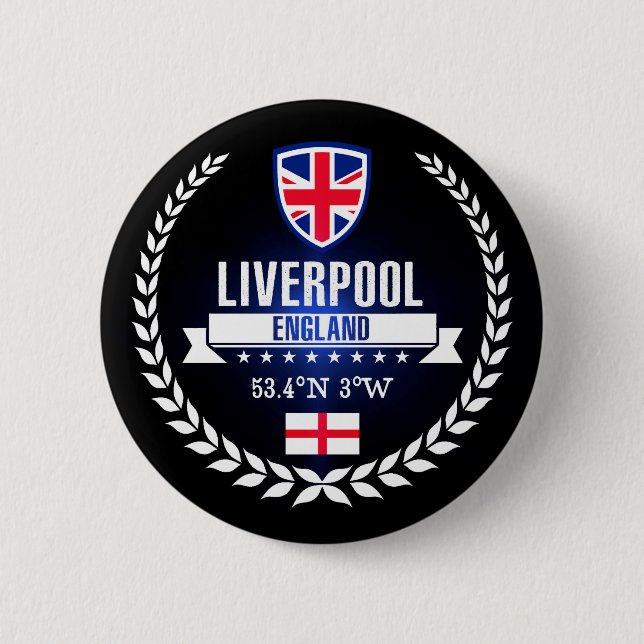 Badge Rond 5 Cm Liverpool (Devant)