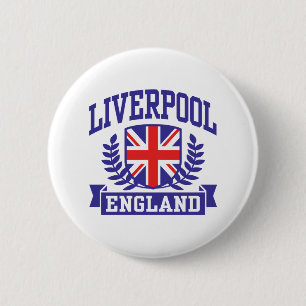 Badge Rond 5 Cm Liverpool Angleterre