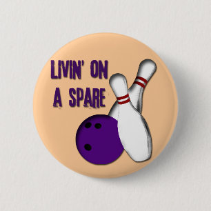 BADGE ROND 5 CM LIVIN SUR UNE PIÈCE DE RECHANGE