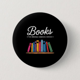 Badge Rond 5 Cm Livre de chemise Appareil portable original Livre