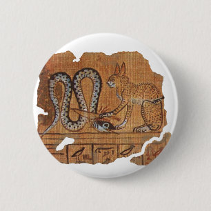 Badge Rond 5 Cm Livre égyptien antique de la mort Ra&Apophis
