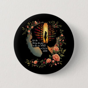 Badge Rond 5 Cm Livre Lecture ver livre Lover Women Girls Libra