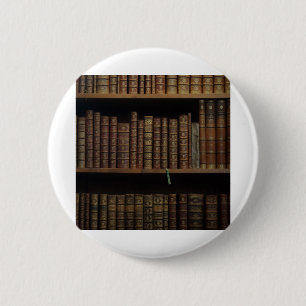 Badge Rond 5 Cm livres couverture bibliothèque ancienne bibliothèq