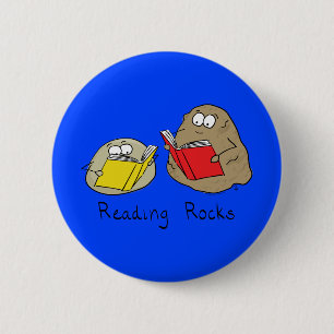 Badge Rond 5 Cm Livres Lecture Enfants Drôle