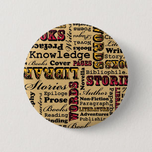 Badge Rond 5 Cm Livres Livres Livres Livres !