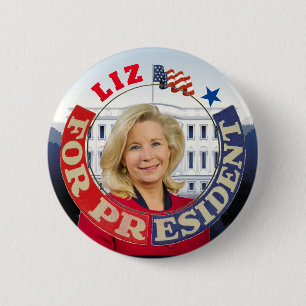 Badge Rond 5 Cm Liz Cheney, président
