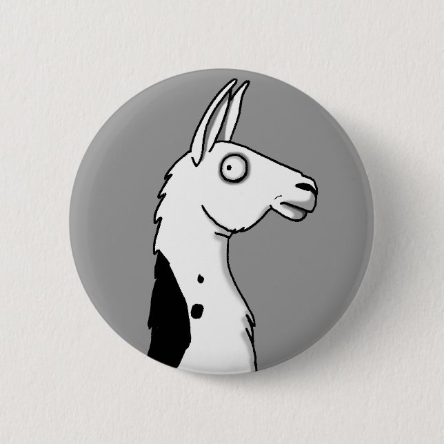 Badge Rond 5 Cm LlamaLlama (Devant)