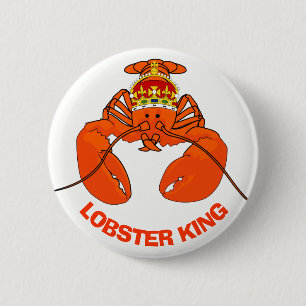 Badge Rond 5 Cm Lobster King