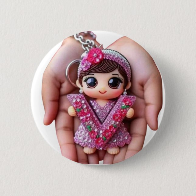 Badge Rond 5 Cm Localiser (Devant)