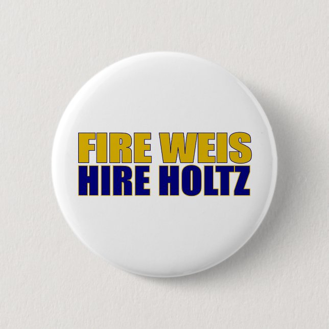 Badge Rond 5 Cm Location Holtz de Weis du feu (Devant)