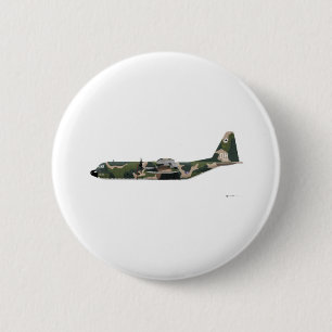 Badge Rond 5 Cm Lockheed C-130 Hercule Vietnam