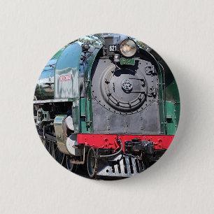 Badge Rond 5 Cm Locomotive à vapeur, Goolwa, Australie du sud