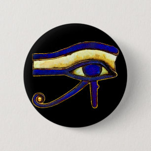 Badge Rond 5 Cm L'OEil de l'Egypte antique