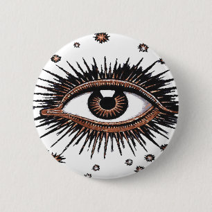 Badge Rond 5 Cm L'oeil de Providence