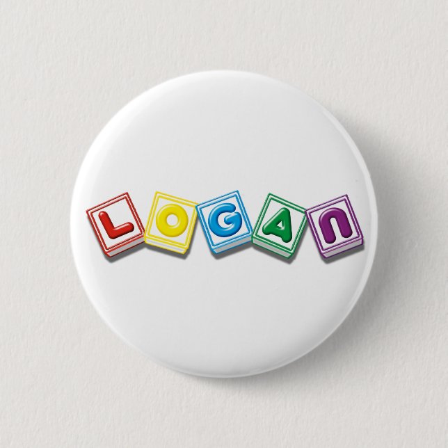 Badge Rond 5 Cm Logan (Devant)