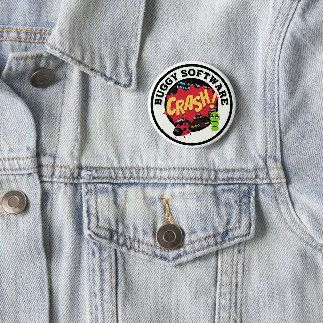 Badge Rond 5 Cm Logiciel Buggy (En situation)
