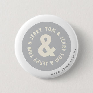 Badge Rond 5 Cm Logo 1 Tom et Jerry Round