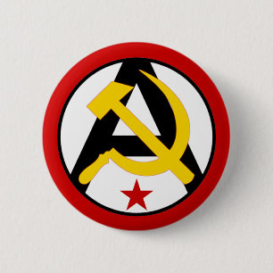 Badge Rond 5 Cm logo Anarcho-communiste