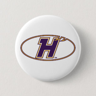 Badge Rond 5 Cm Logo Athlétique des Hawks de Hunter College